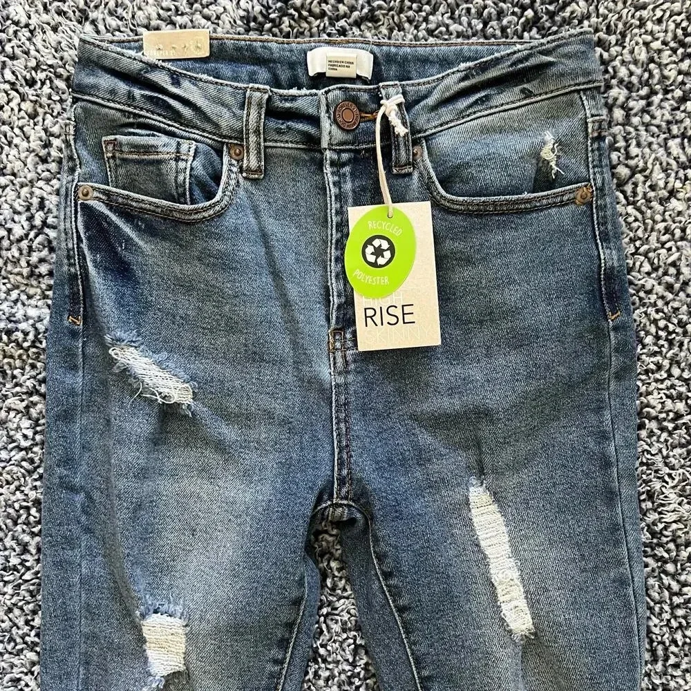 NWT - Forever21 - Jeans - High Rise Skinny Fit Skinny Leg - Size 27 - Picture 3 of 13